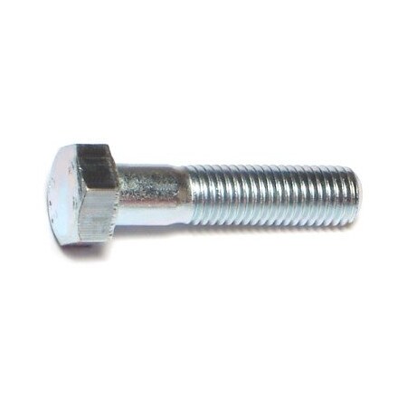 Midwest Fastener Class 8.8, M7-1.00 Hex Head Cap Screw, Zinc Plated Steel, 30 mm L, 10 PK 73266